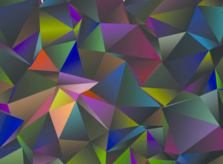 Abstract low poly background. Vector clip art.