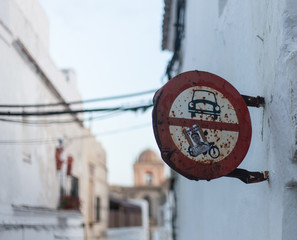 Village of Tarifa, located in the Strait of Gibraltar.