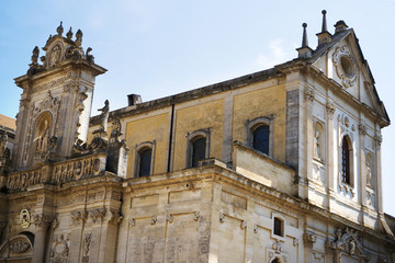 Fototapeta na wymiar cathedral of Lecce, Italy