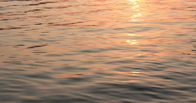 Seascape and sunset