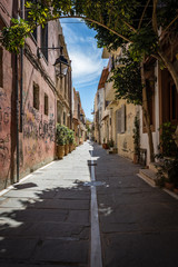 Travel to the historic old town in Rethymnon, Crete, Greece