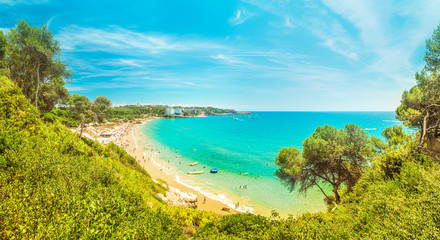 Beautiful tropical sea bay