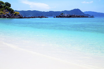 Tropical beach at andaman sea, Island in Myanmar.