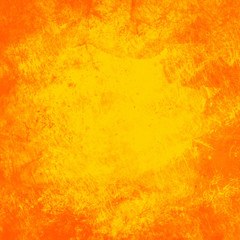 Grunge orange and yellow background