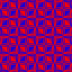 Red blue blended geometric seamless pattern.