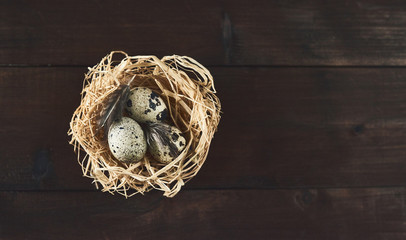 Fresh eggs over background