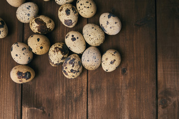 Fresh eggs over background
