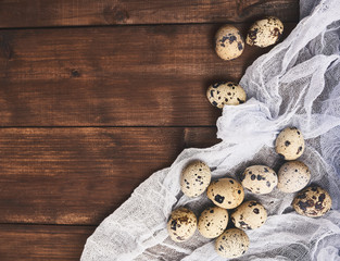 Fresh eggs over background