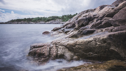 Ocean bay long exposure