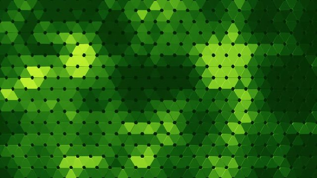 Looping Triangular Polygonal Abstract Pattern Animation