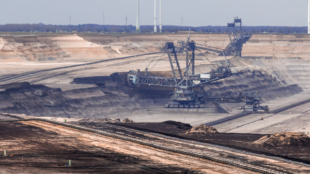 Brown coal mining