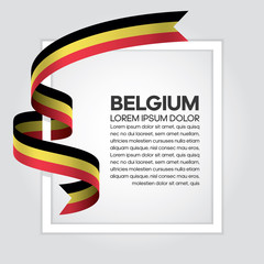 Belgium flag background
