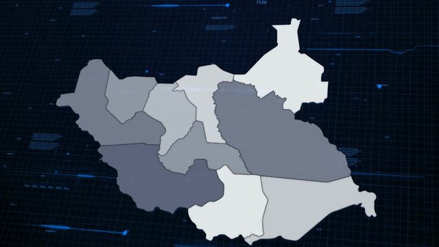 South Sudan Network Map
