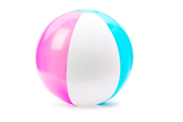 Beach ball isolated on a white background