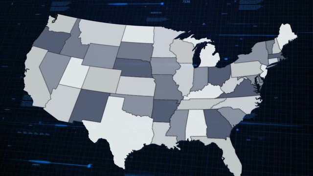 United States of America Network Map