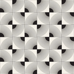 Vector seamless pattern. Modern stylish abstract texture. Repeating geometric tiles