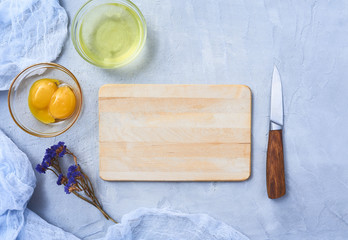 separated egg white and yolk