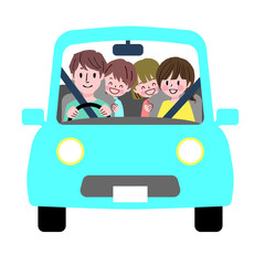 家族でドライブ