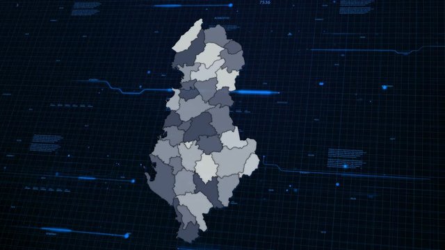 Albania Network Map
