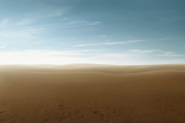 Obraz na płótnie Canvas Beautiful view of desert