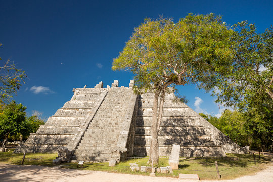 Chichen Itza Ceremonial Pyramid, Yucatan, Mexico