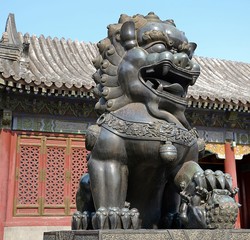 Lion, Forbidden City, Beijing, China
