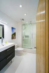 Modern bathroom interior