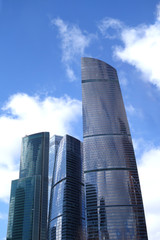 Skyscrapers of Moscow business city