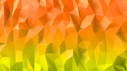 Realistic sparkling colorful 3d low polygonal background