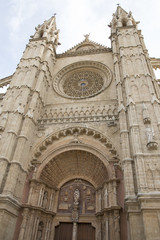 Fototapeta na wymiar Seu Cathedral Church, Palma, Majorca