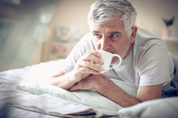 Coffee in bed.