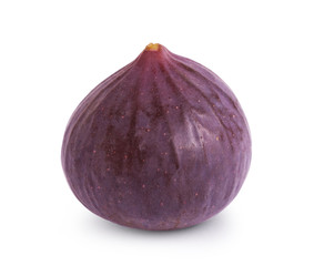 Fresh figs on a white background