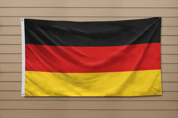 Germany Flag hanging on a wall