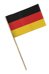 Germany Small flag isolated on a white background