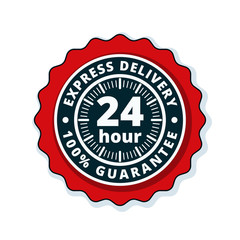 24 Hour Express Delivery illustration