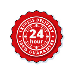 24 Hour Express Delivery illustration