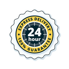 24 Hour Express Delivery illustration