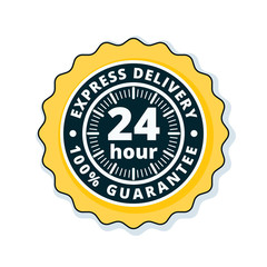 24 Hour Express Delivery illustration