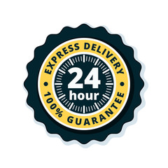 24 Hour Express Delivery illustration