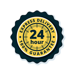 24 Hour Express Delivery illustration