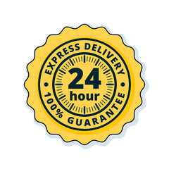 24 Hour Express Delivery illustration