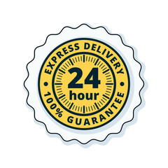 24 Hour Express Delivery illustration