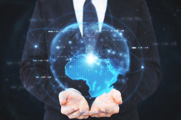 International business and science concept