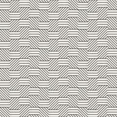 Vector seamless pattern. Modern stylish abstract texture. Repeating geometric tiles