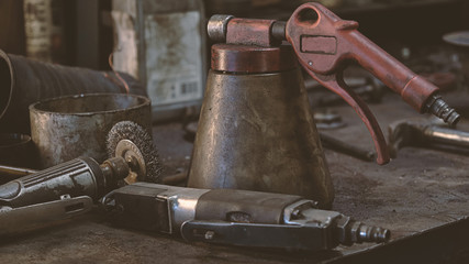 Mechanic's workshop things