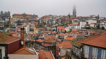 Fototapeta na wymiar Porto, Portugal, circa 2018: Architecture of the city.