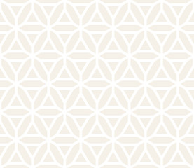 Fototapeta premium Vector seamless subtle pattern. Modern stylish abstract texture. Repeating geometric tiles