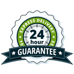 24 Hour Express Delivery illustration