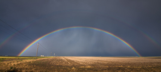 Kansas double rainbow 2015