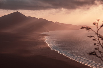 ocean landscape (sunset)